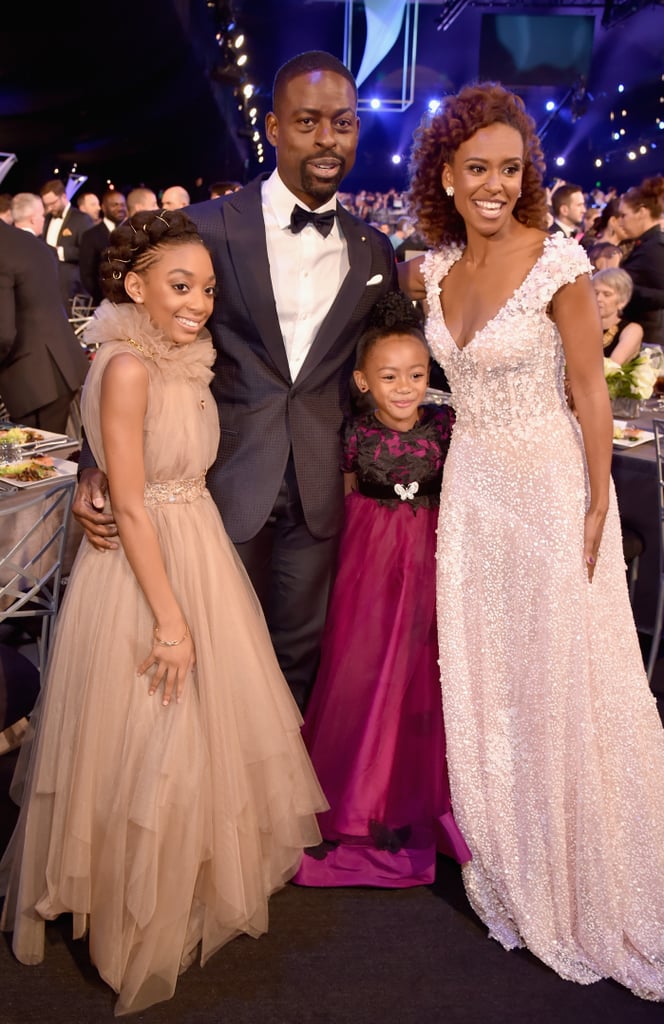 Pictured: Eris Baker, Sterling K. Brown, Faithe C. Herman, and Ryan Michelle Bathe