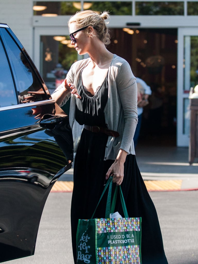 Charlize Theron went grocery shopping in LA on Saturday. | Celebrity