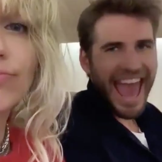 Liam Hemsworth Sings "Party in the USA" to Miley Cyrus 2019