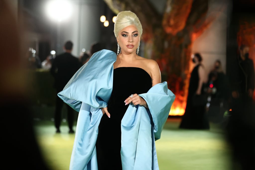 Lady Gaga's Strapless Schiaparelli Dress | Photos