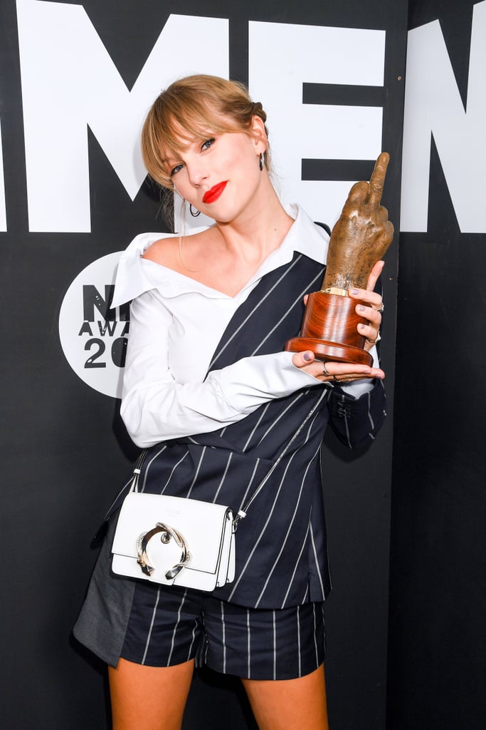 Taylor Swift at the NME Awards in Brixton 2020