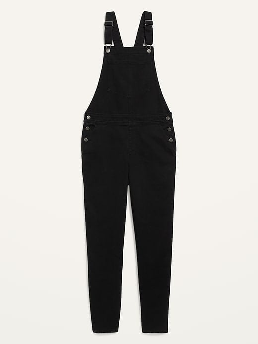 Old Navy O.G. Straight Black-Wash Jean Overalls