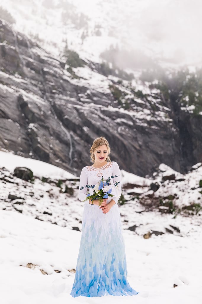 Maybe you can even channel a certain Disney princess in a blue-tinged dress.