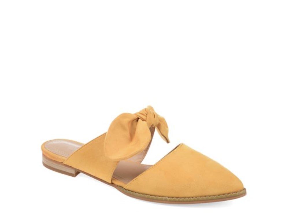 Brinley Co. Bow Accent Slip-on Flats