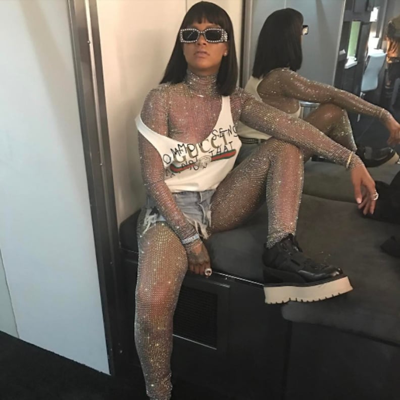 Rihanna Gucci Outfit at Coachella PS Fashion