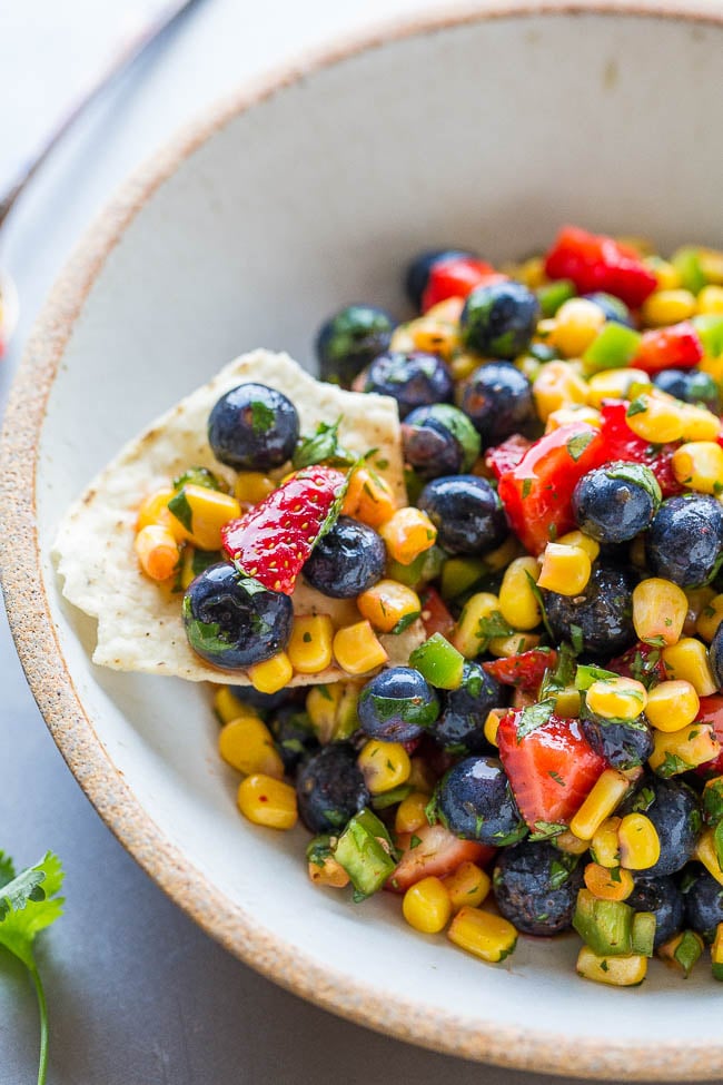 Blueberry Corn Salsa