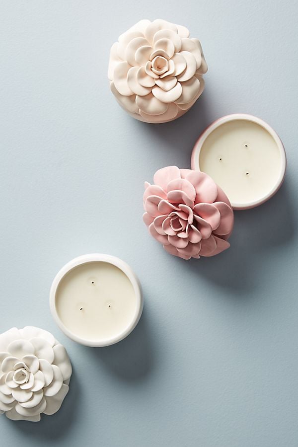 Ceramic Flower Candles