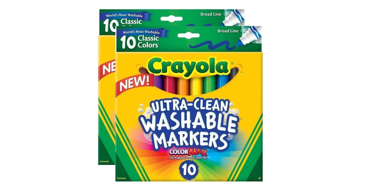 Crayola UltraClean Washable Markers Preschool Supplies List 2019