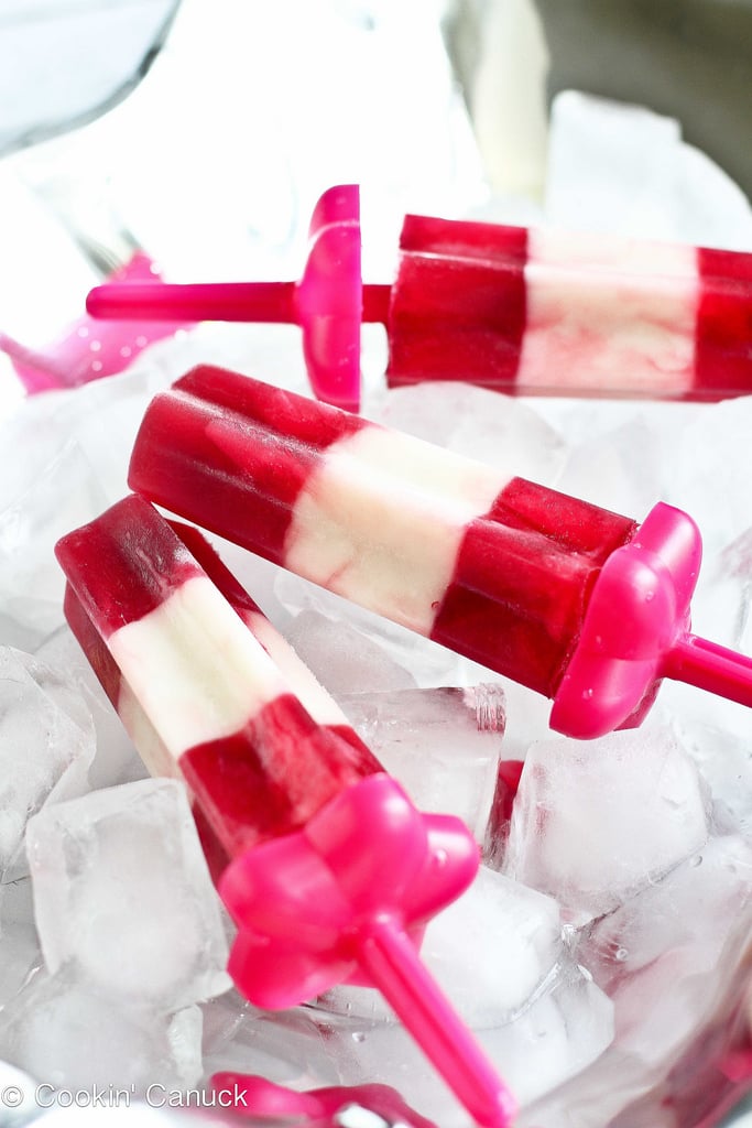 Cherry and Coconut Popsicles