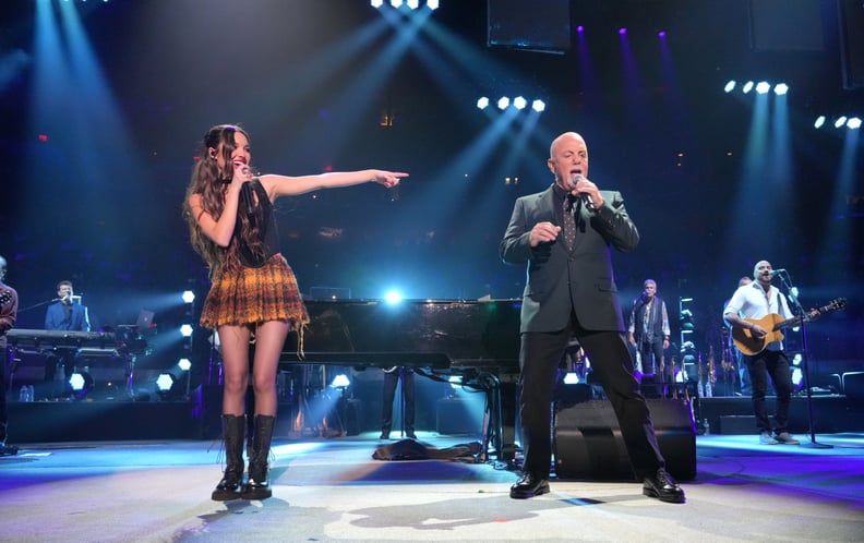 Olivia Rodrigo and Billy Joel Perform "Deja Vu" and "Uptown Girl" on Stage in NYC