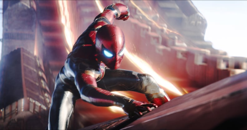 AVENGERS: INFINITY WAR, Tom Holland (as Spider-Man), 2018. Marvel/Walt Disney Studios Motion Pictures/courtesy Everett Collection