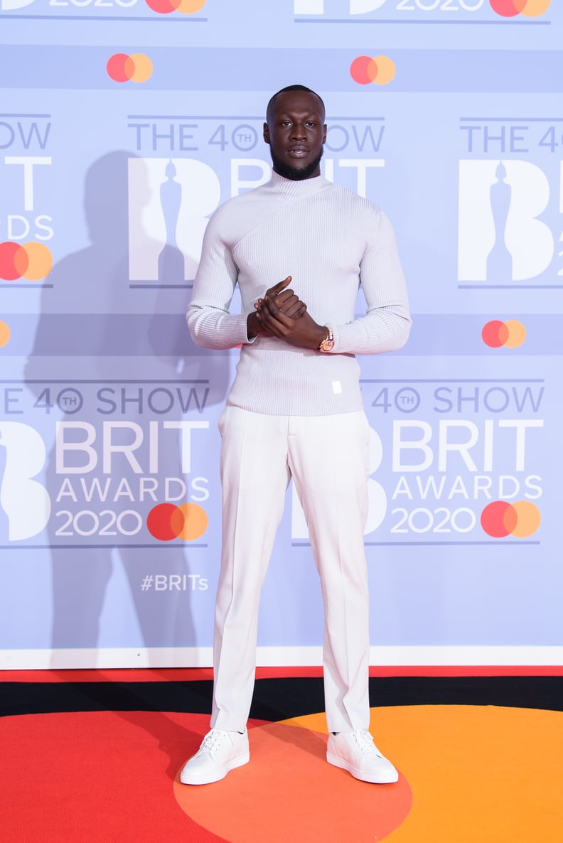 Stormzy on the 2020 BRIT Awards Red Carpet