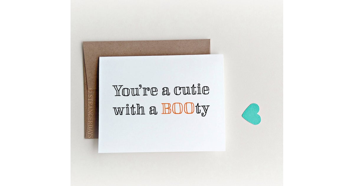Youre A Cutie With A Booty 5 Halloween Cards For Your Significant 4100