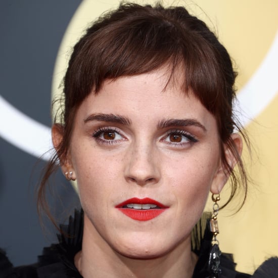 Emma Watson Bangs at the 2018 Golden Globes