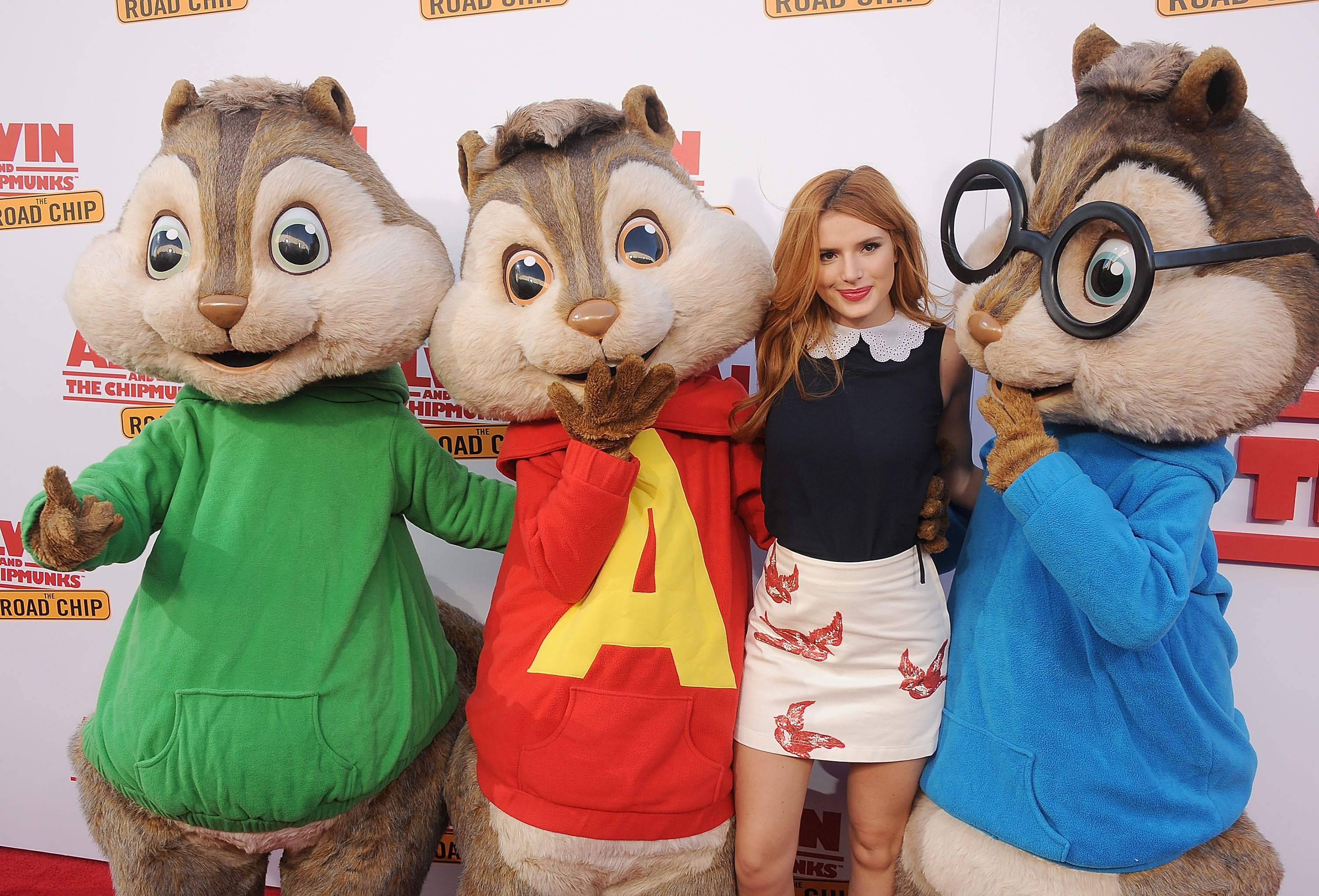 Bella Thorne Alvin and the Chipmunks Interview