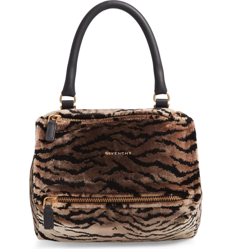 Givenchy Small Pandora Faux Fur Satchel