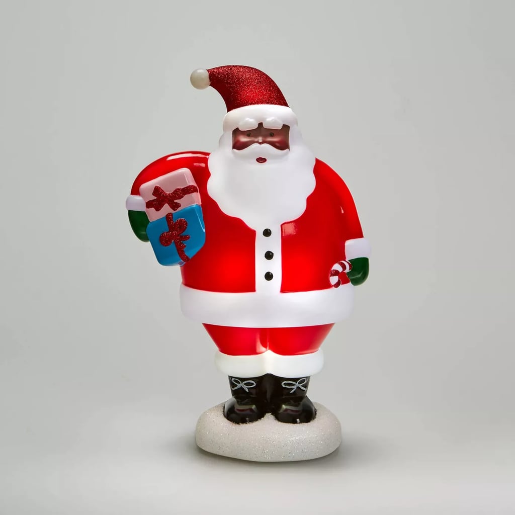 Lit Small Santa Decorative Figurine