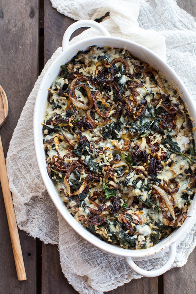 Kale and Wild Rice Casserole