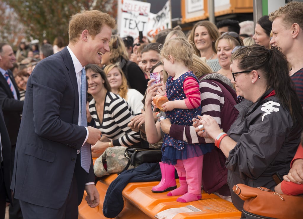 Prince Harry Embraces Former Teacher in New Zealand