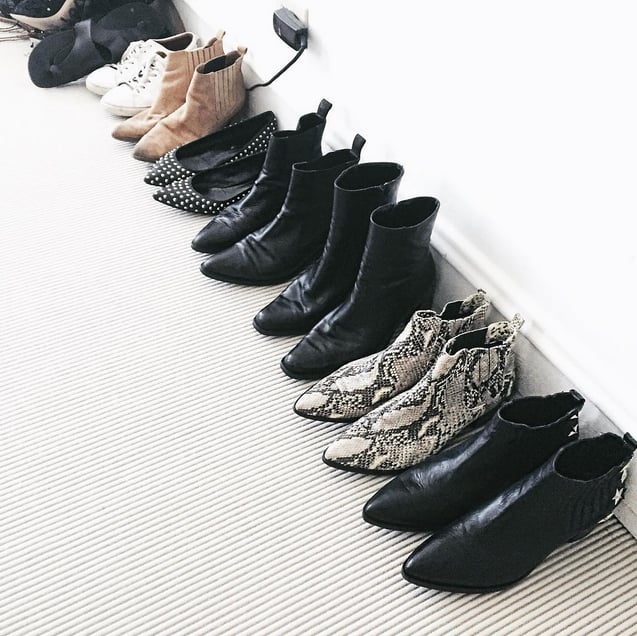 Danielle Bernstein Lined Up Her Walking Booties