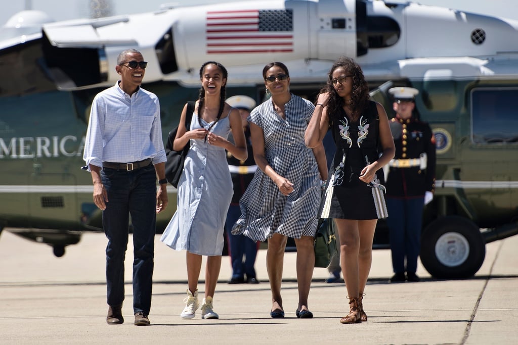 After a weekend trip to Yosemite National Park in June 2016, the whole Obama family hit this airport's runway looking like a magazine catalog.