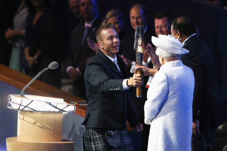 The Queen and Sir Chris Hoy
