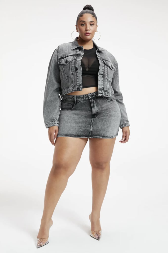 Good American Denim Mini Skirt