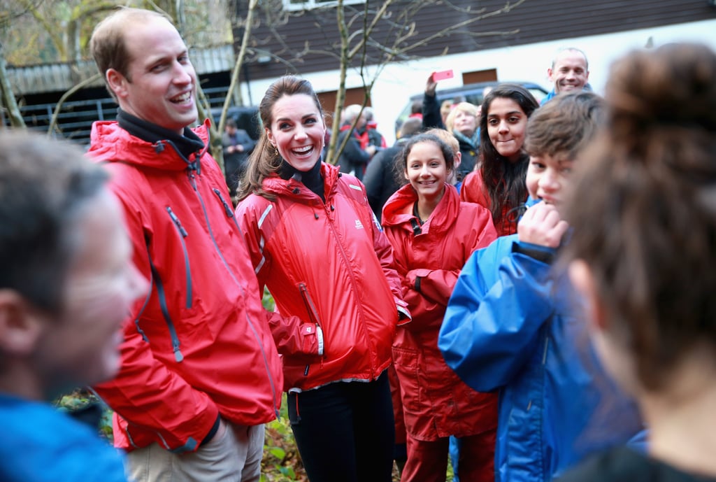 Kate Middleton and Prince William Rock Climbing in UK 2015