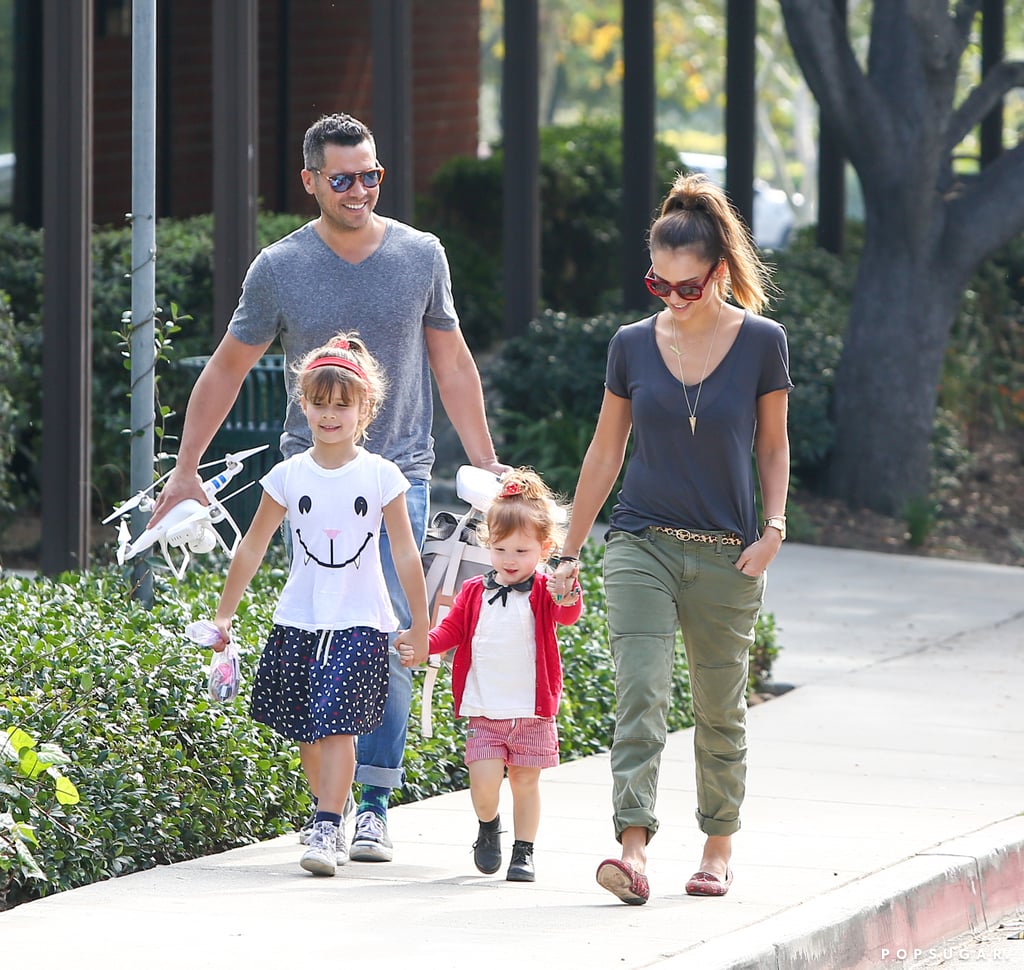 Jessica Alba's Family Park Date January 2014 | Pictures