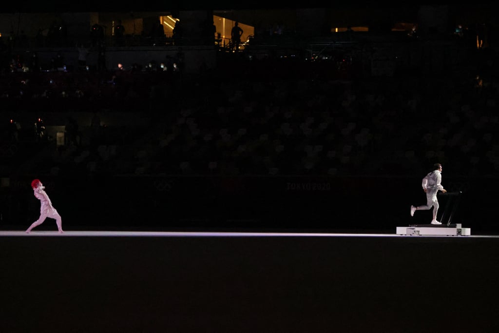 Tokyo Olympics Opening Ceremony: Who Was on the Treadmill?