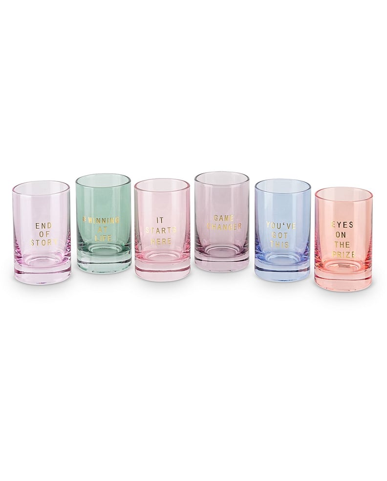 Oliver Bonas Coloured Shot Glasses Set of Six