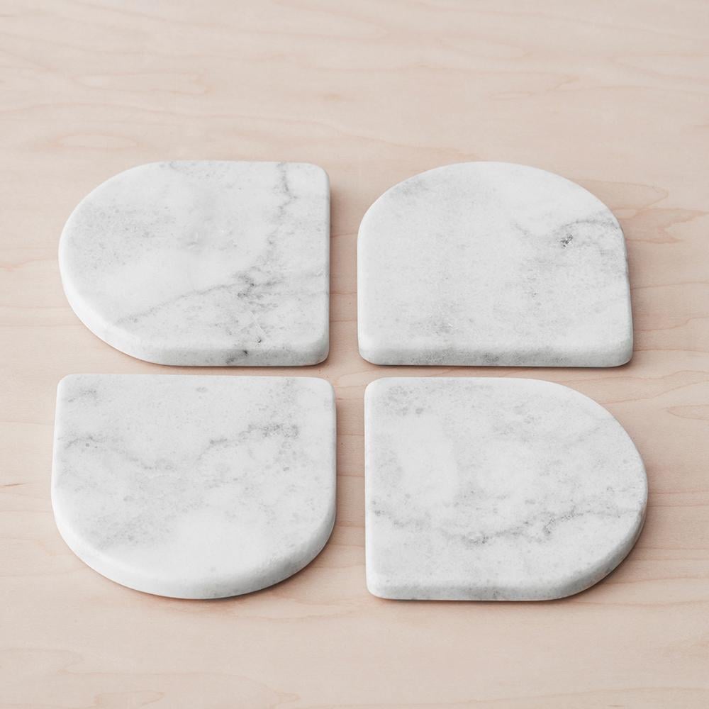 The Citizenry Grey Marble Coasters