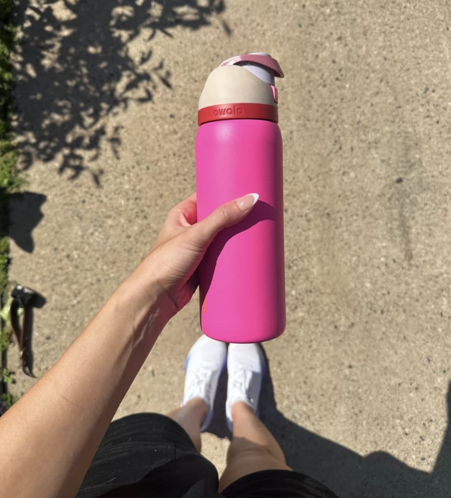 Owala 32-Ounce FreeSip Stainless-Steel Water Bottle ($35)
It's safe to say these Owala FreeShip water bottles everywhere. During festival season, they're perfect for stowing away in your waist bag or tote until you get a chance for a refill. The leakproof valve means you won't dampen the rest of the belongings in your bag. Plus, you can shop from plenty of different colorways to match your outfit. Our editor wrote an Owala Water Bottle review and gave it 5 stars.
Editor Quote: "Beyond its aesthetics, I fell in love with the dual-function straw. What makes it so great is that you can either sip through the built-in straw (ideal for avoiding spills when it's full) or swig from the spout opening when you need a lot more water at once (perfect for those intense Sculpt classes). [...] It's been my go-to emotional support water bottle for the past six months. Trust me, you won't regret buying it." — Marisa Petrarca, former PS contributor