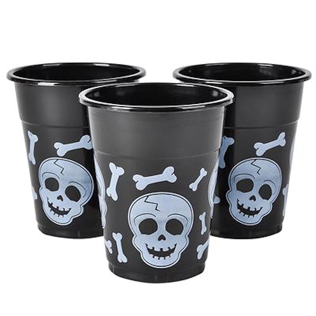 Every drink tastes better when you sip it from these Plastic Party Skull Cups ($11).