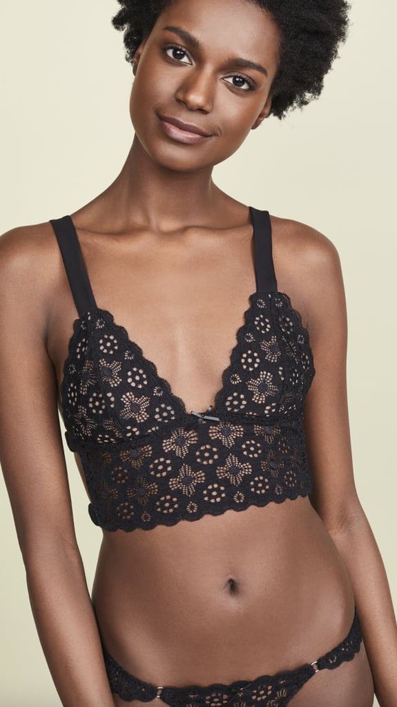 Comfortable Bras: Fleur du Mal Crochet Lace Triangle Bra