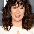 Sandra Oh Wore Curly, Straight-Across Bangs to the Critics' Choice Awards