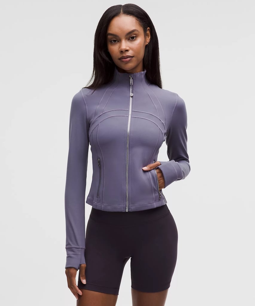Lululemon Define Cropped Jacket ($74, originally $128)
Cropped and way more stylish than your old hoodie, we're delighted to see this viral jacket discounted for Lululemon's summer sale. It's great for workouts, errands, or hanging out. Thumbholes included, because yes, you need them.
