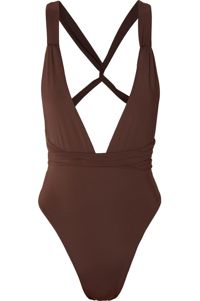 Shop the Myra Farrah Convertible Swimsuit in Brown