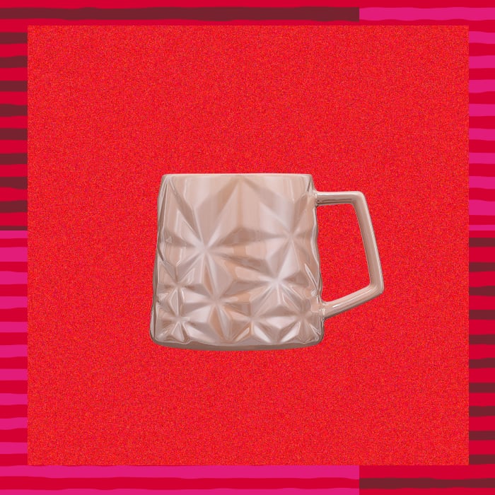 STARBUCKS CHRISTMAS DIAMOND PATTERN W/LID' mug - 5 dollar mugs (5dms) ($5  mugs)