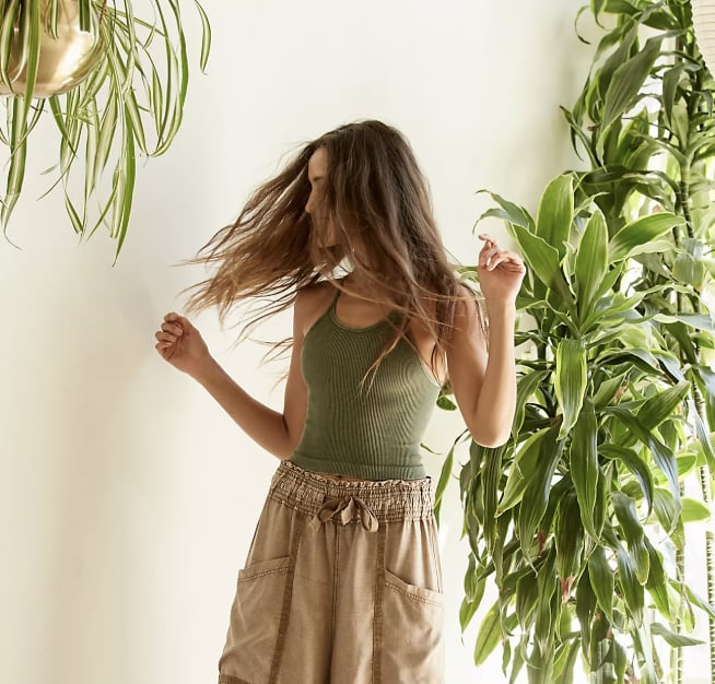 Free People Happiness Runs Long Crop Tank