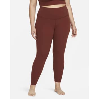 Maroon Nike Dri-Fit Leggings Size: S Cuts off at - Depop