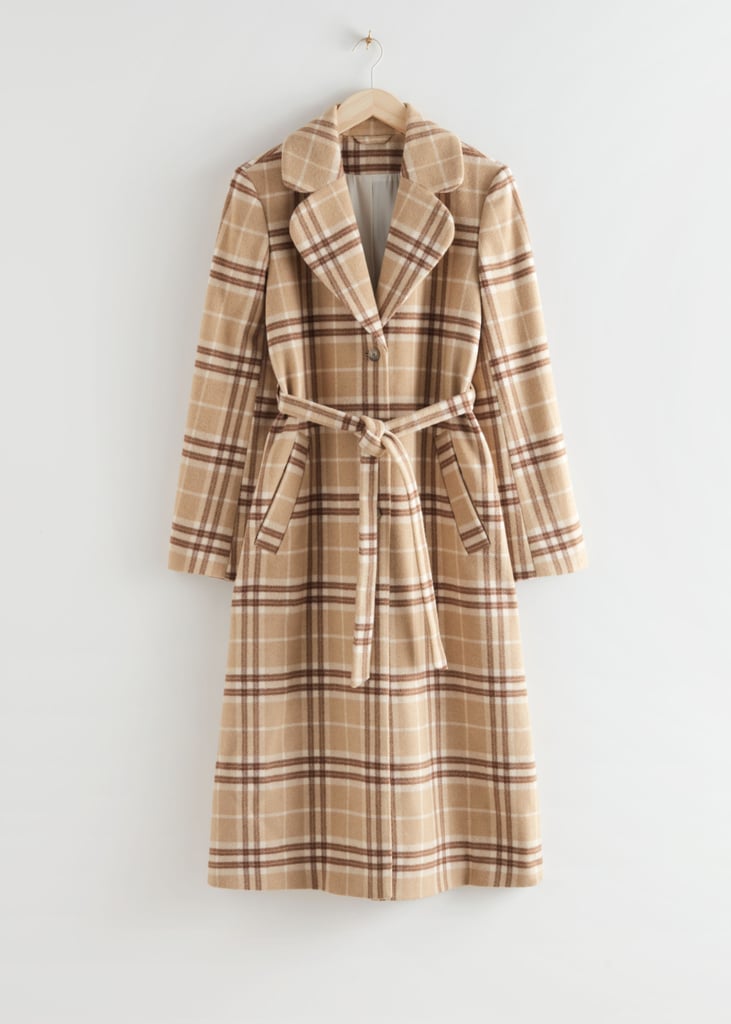 Belted Wool Blend Coat