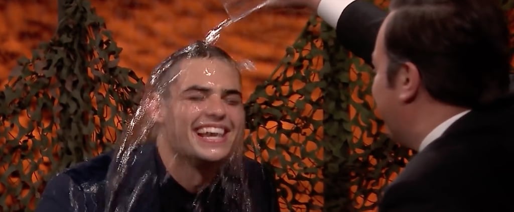 Noah Centineo Plays a Water War Game on The Tonight Show