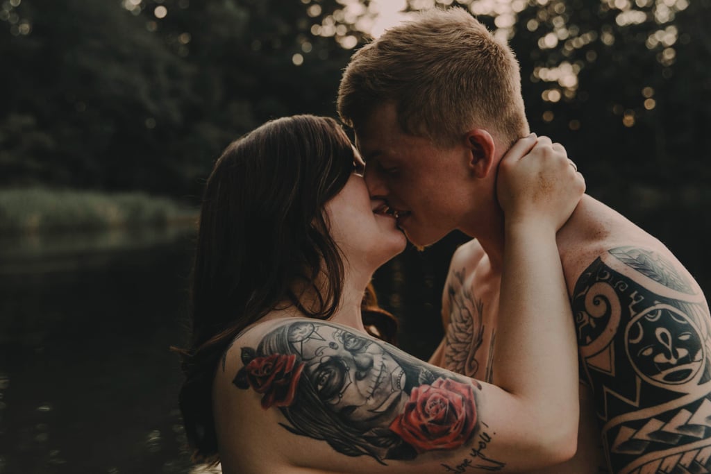 Body-Positive Couple Boudoir Shoot