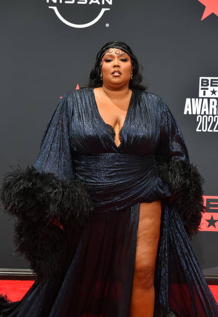 Lizzo Wears Gucci Dress With Leg Slit at 2022 BET Awards