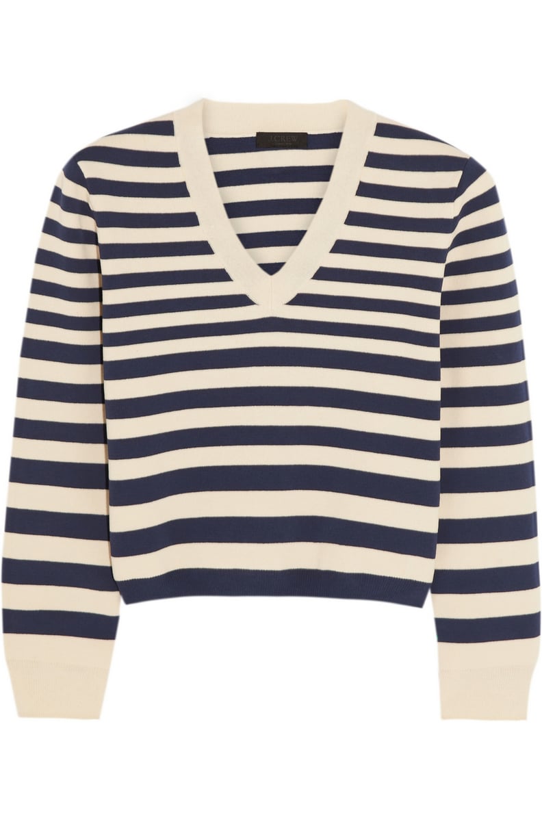 J.Crew Collection Striped Sweater + Thakoon Addition Cutout Dress