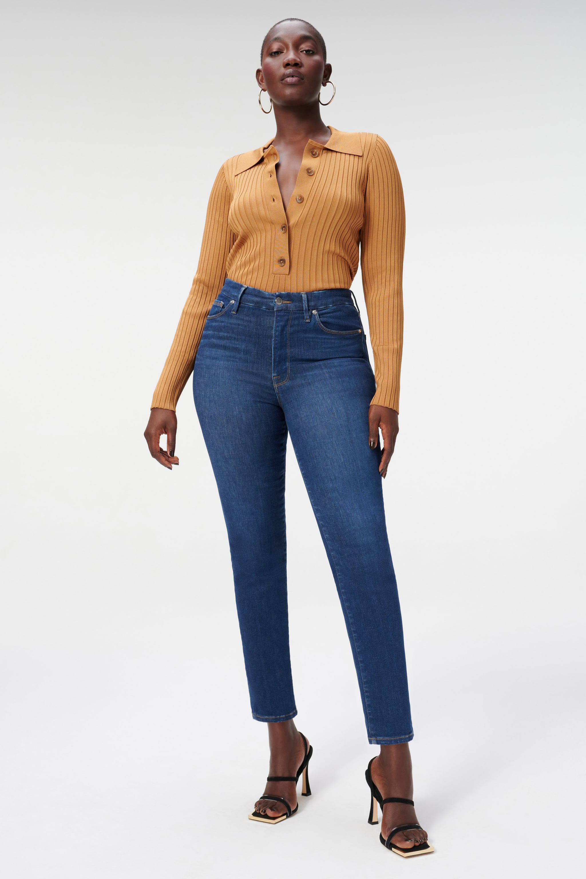 schommel Beschuldiging Verzamelen Super-Stretch Jeans: Good American Always Fits Good Classic | If You Need  Denim With Stretch, You've Come to the Right Place | POPSUGAR Fashion Photo  4