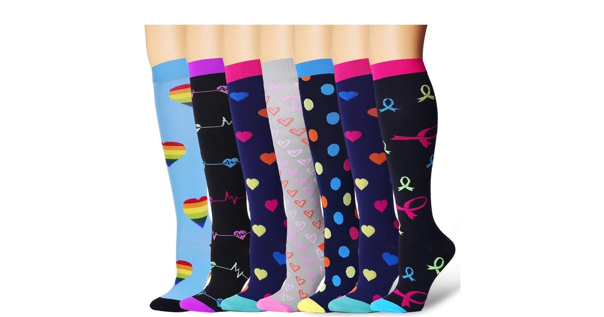Laite Hebe 7 Pairs Compression Socks, These $25 Compression Socks Totally  Transformed My Swollen Legs