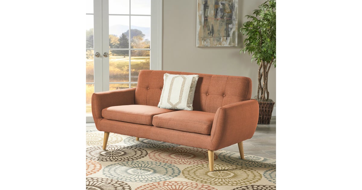 For the Living Room Josephine Mid Century Modern Petite Sofa