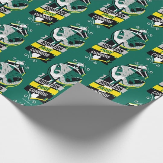 Harry Potter Slytherin House Traits Sigil Wrapping Paper